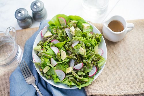 Radish & Asparagus Salad
