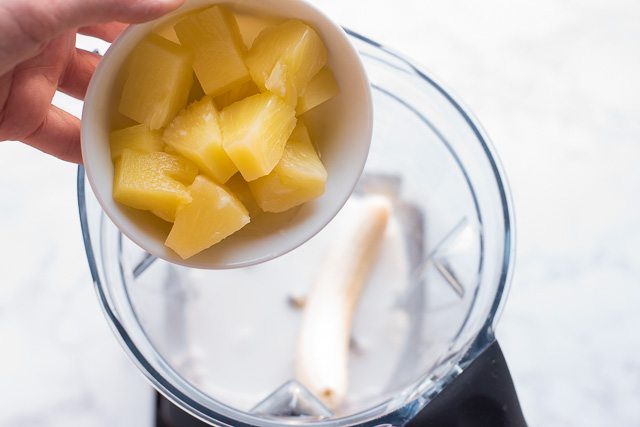 Creamy Pineapple Coconut Smoothie 