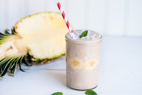 Creamy Pineapple Coconut Smoothie