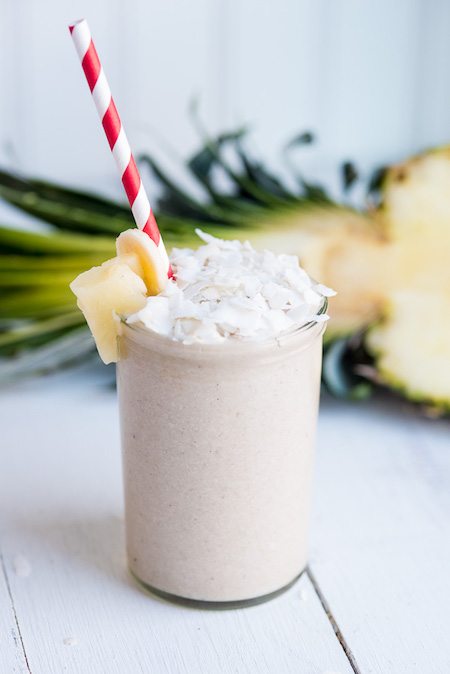 Creamy Pineapple Coconut Smoothie 