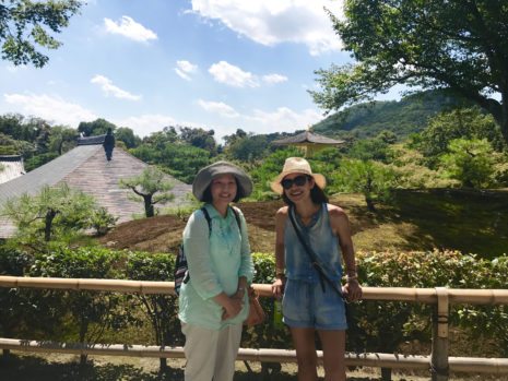Picture of Kimberly and a friend in Japan. 