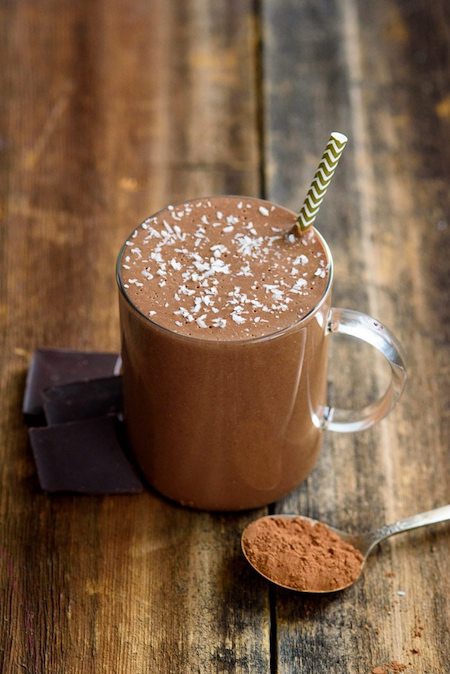Hot Chocolate Protein Smoothie Booster Recipe