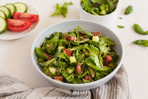 Spring Cleanse Avocado Mache ACV Salad Recipe
