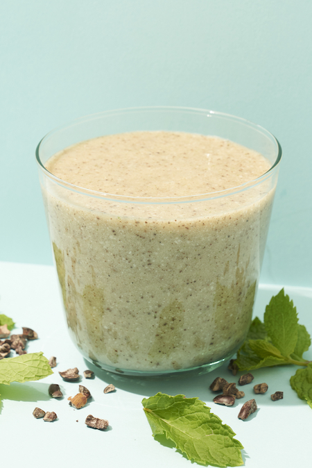 Coconut Mint Chip Smoothie