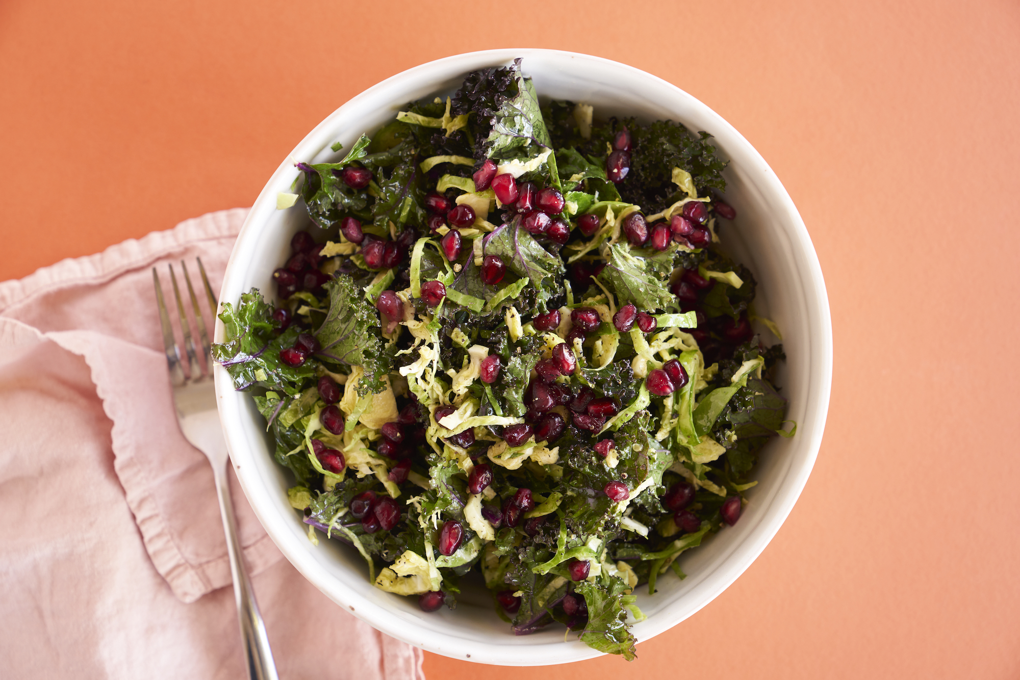 Feel Pleased Pomegranate Kale Salad