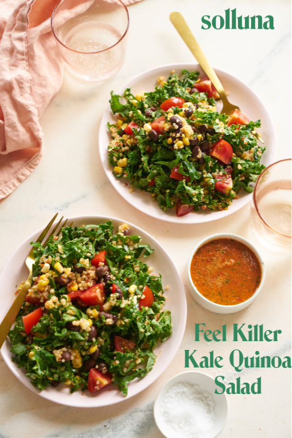 Feel Killer Kale Quinoa Salad 600 x 900