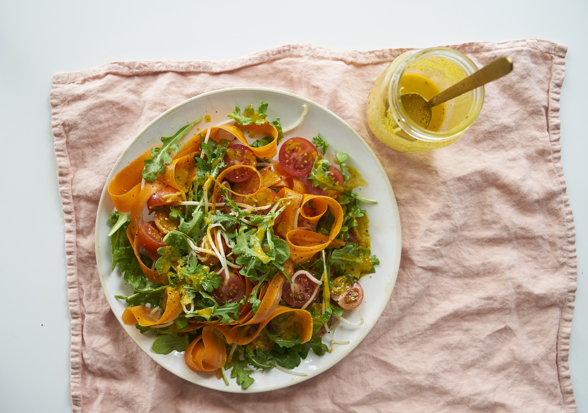Turmeric and Arugula-Anti Anxiety Salad