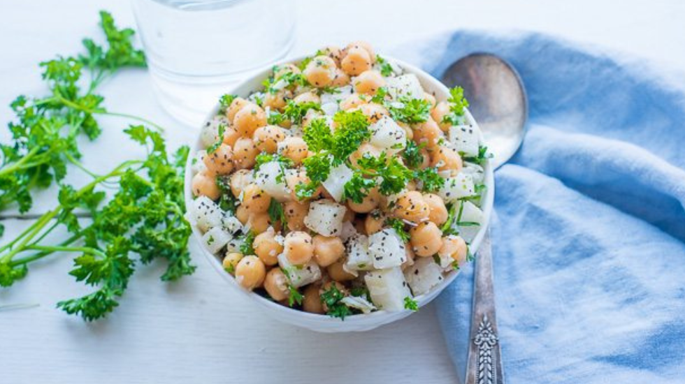 Crunchy Coconut Chickpea Salad 