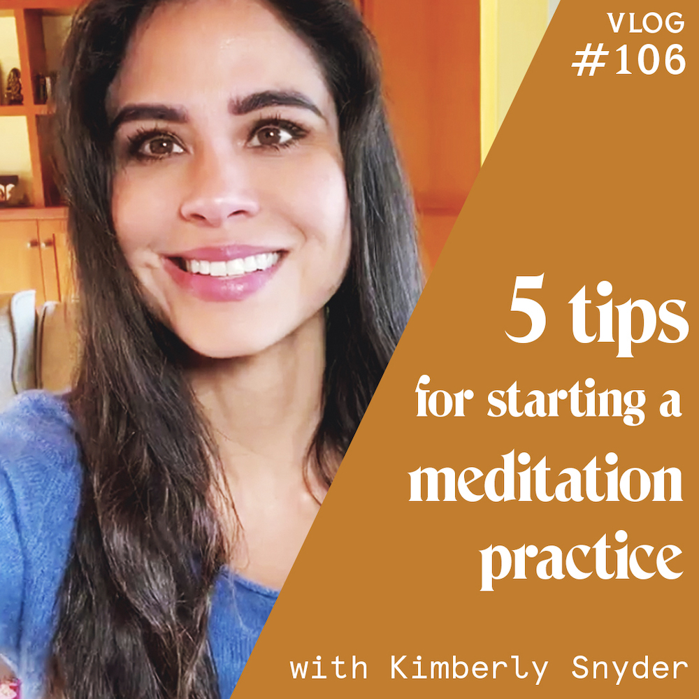 Five Tips for Starting a Meditation Practice [VLOG #106]
