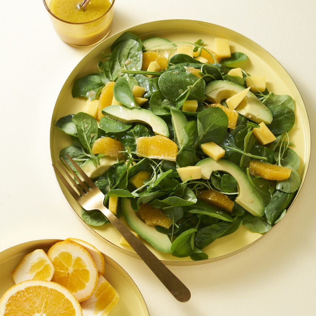 Tropical Watercress Citrus Salad. One of Kimberly Snyder's Feel Good Recipes 
