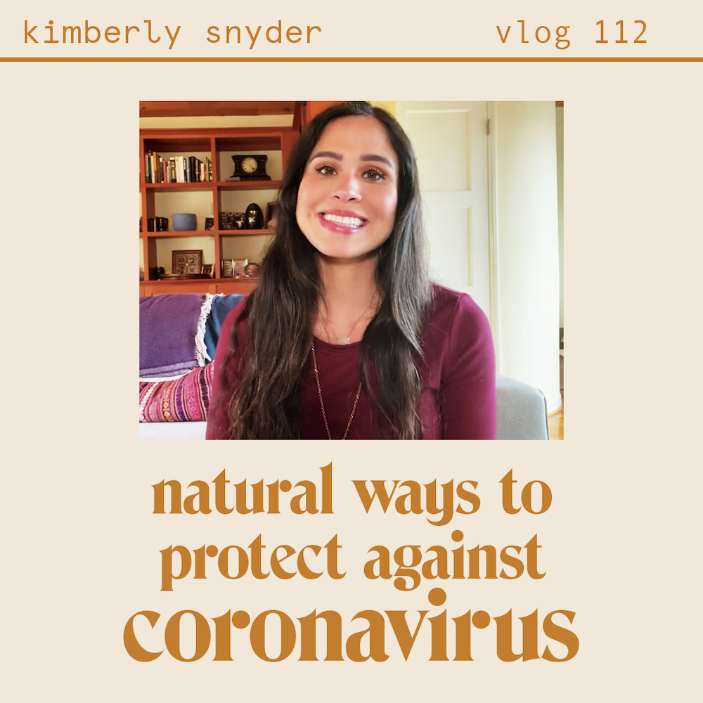 Vlog #112 Blog Graphic for Natural Ways to Protect Against Coronavirus.