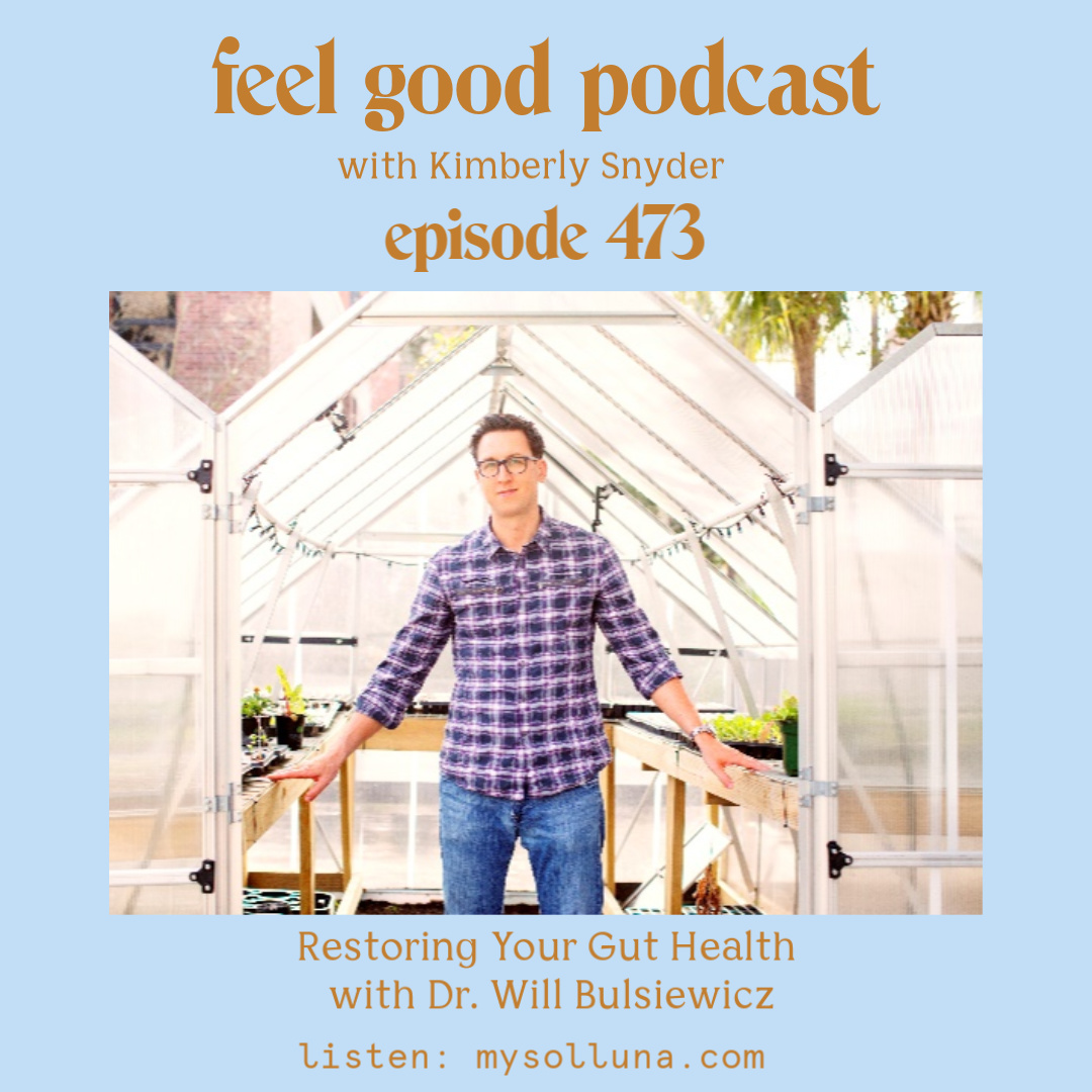 Dr. Will Bulsiewicz [Podcast #473] Blog Graphic for the Feel Good Podcast with Kimberly Snyder