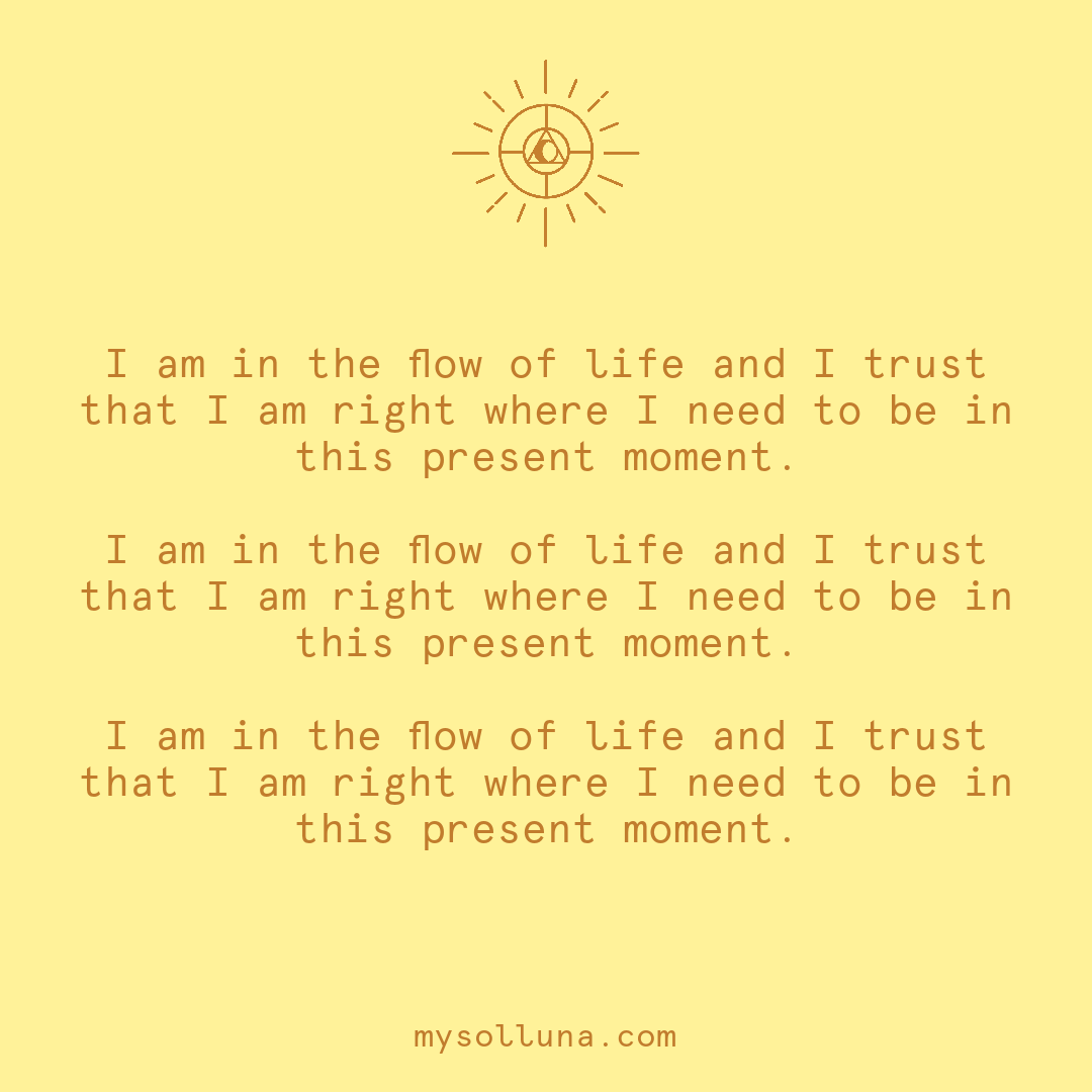 Trusting Life Meditation Quote ig