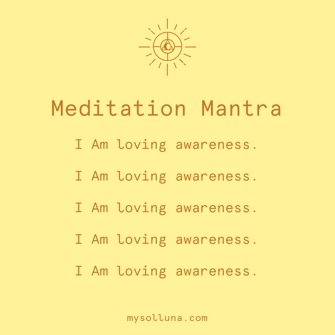 Loving Awareness Meditation Quote
