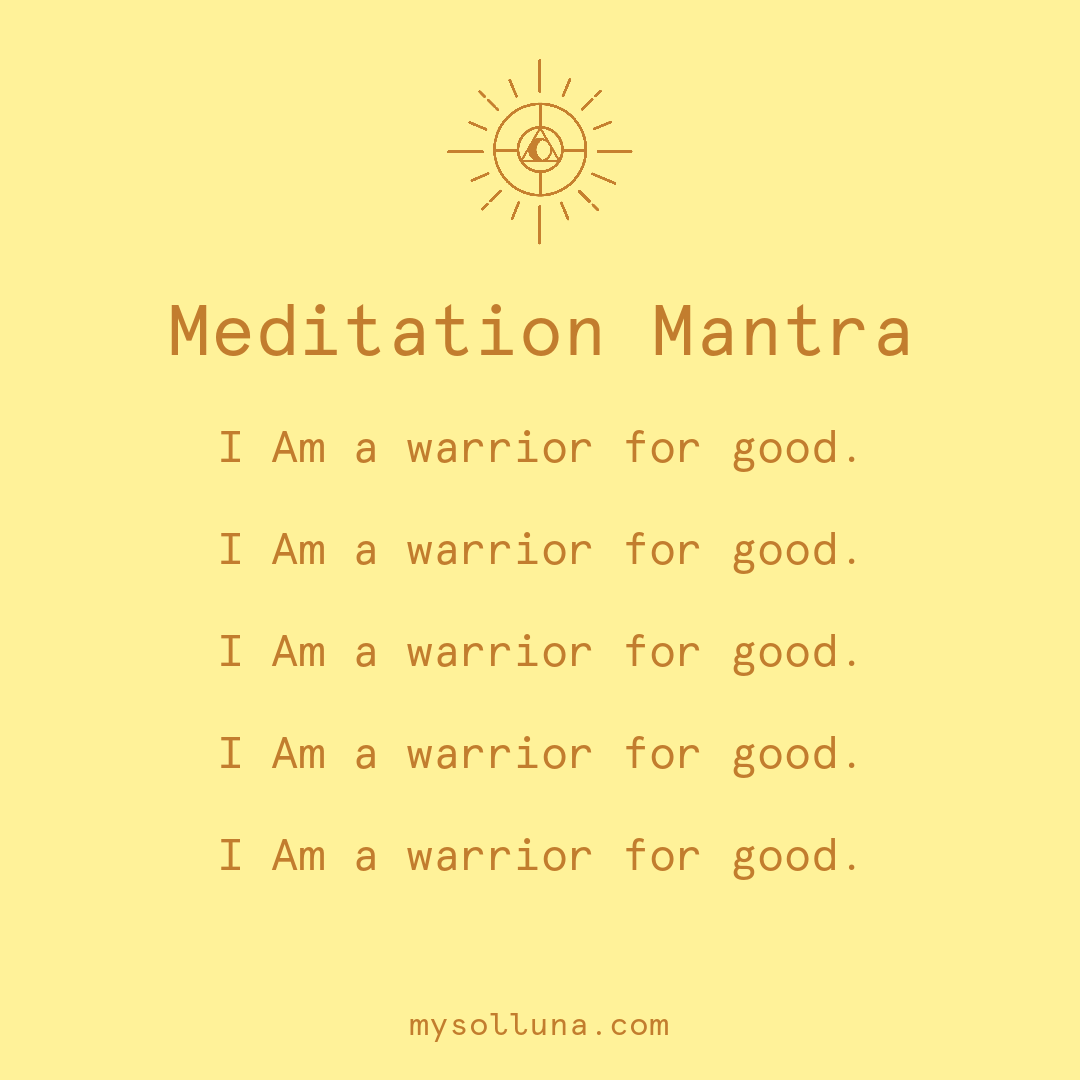 Bringing Forth the Warrior Meditation Quote