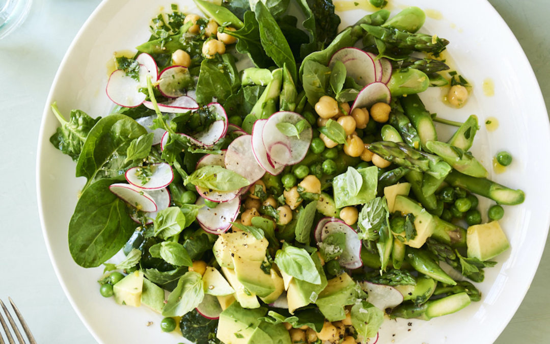 Featured Image of a mixed green salad