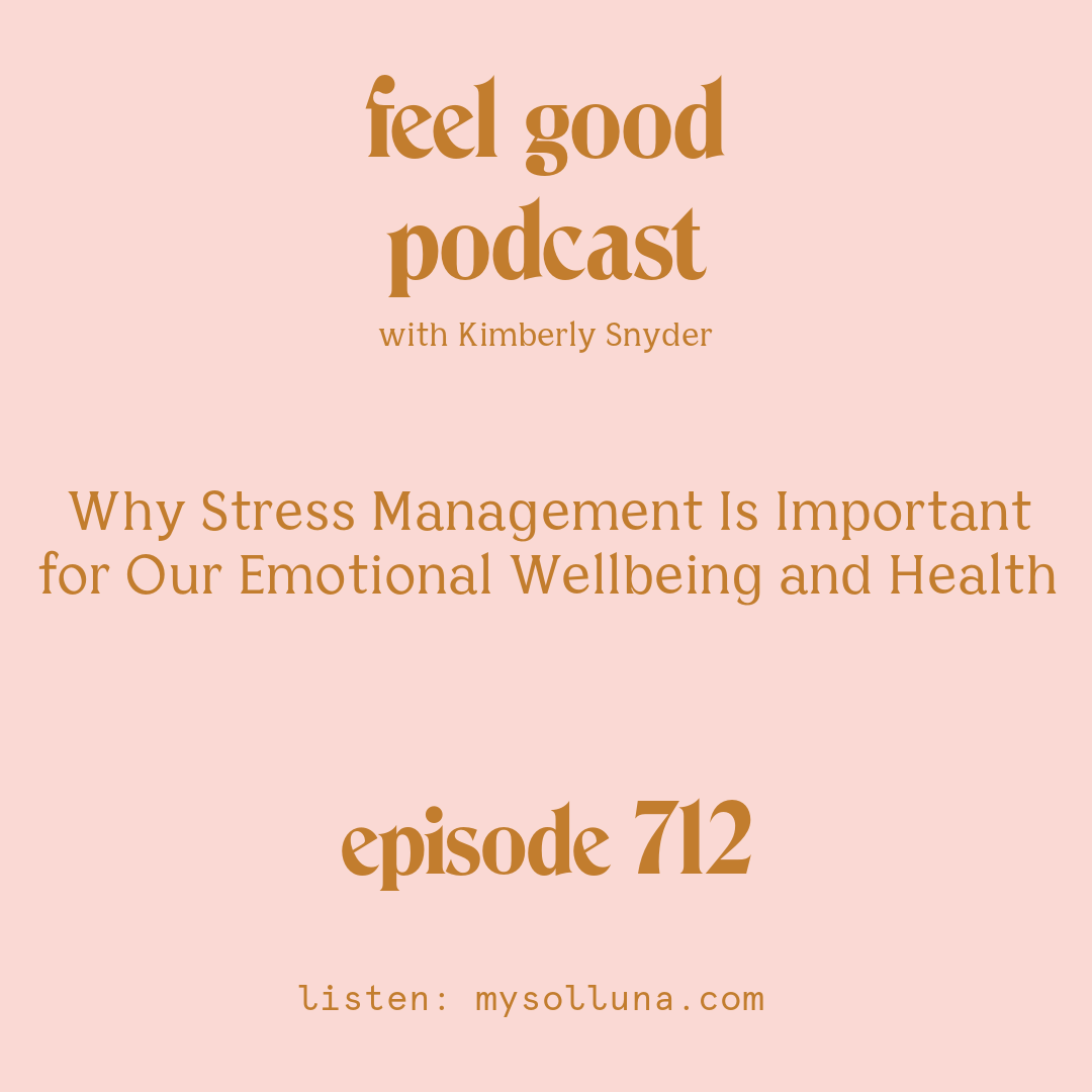 Importance of Stress Management