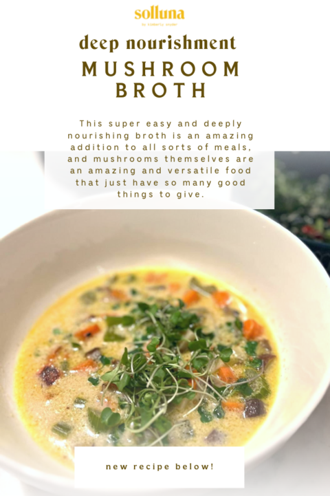 Deep Nourishment Super Easy Mushroom Broth Recipe Solluna By Kimberly Snyder 