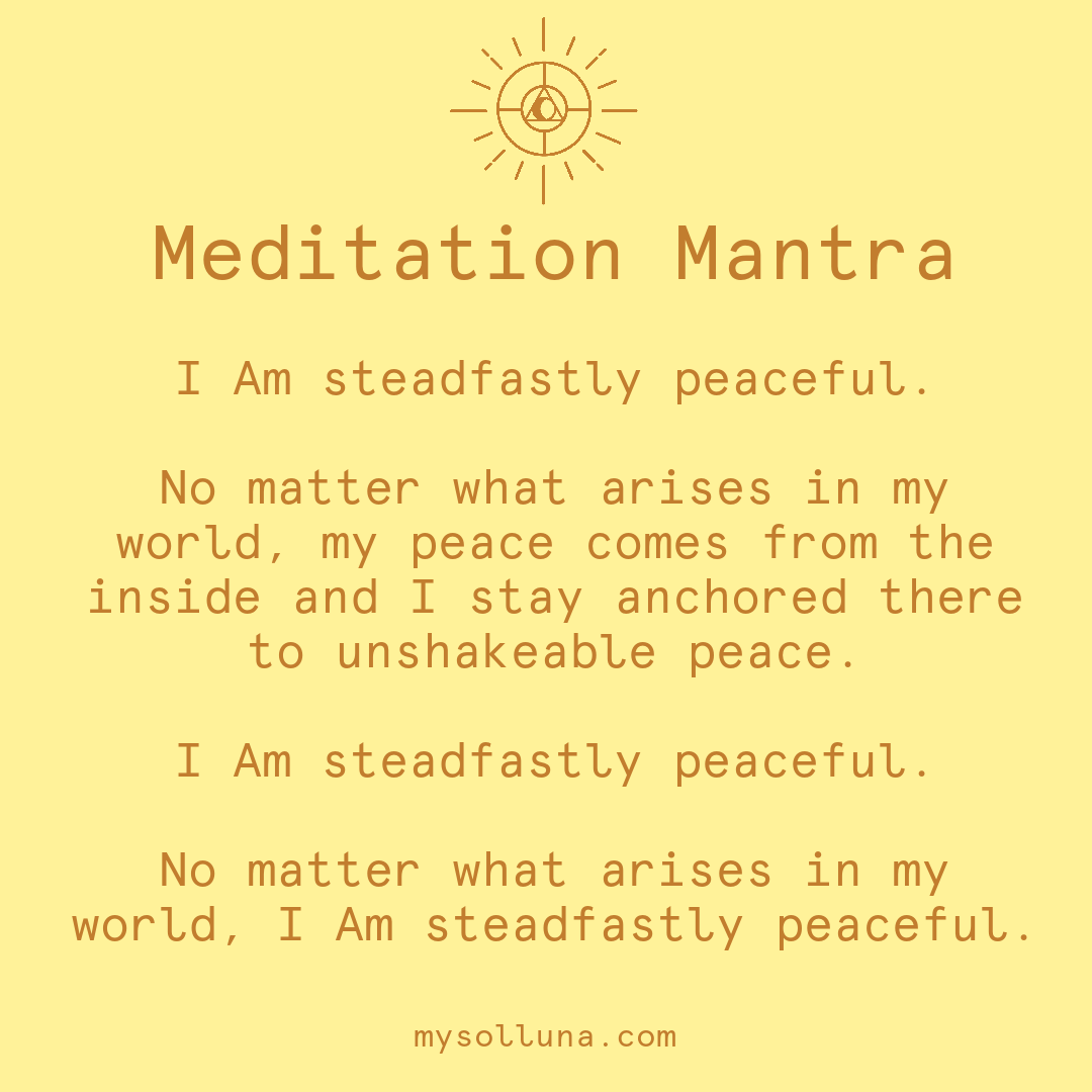 Unshakable Peace Meditation Quote
