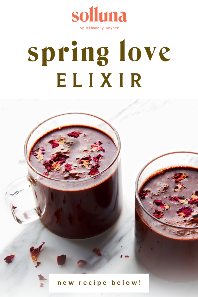 Two servings of spring love elixir.