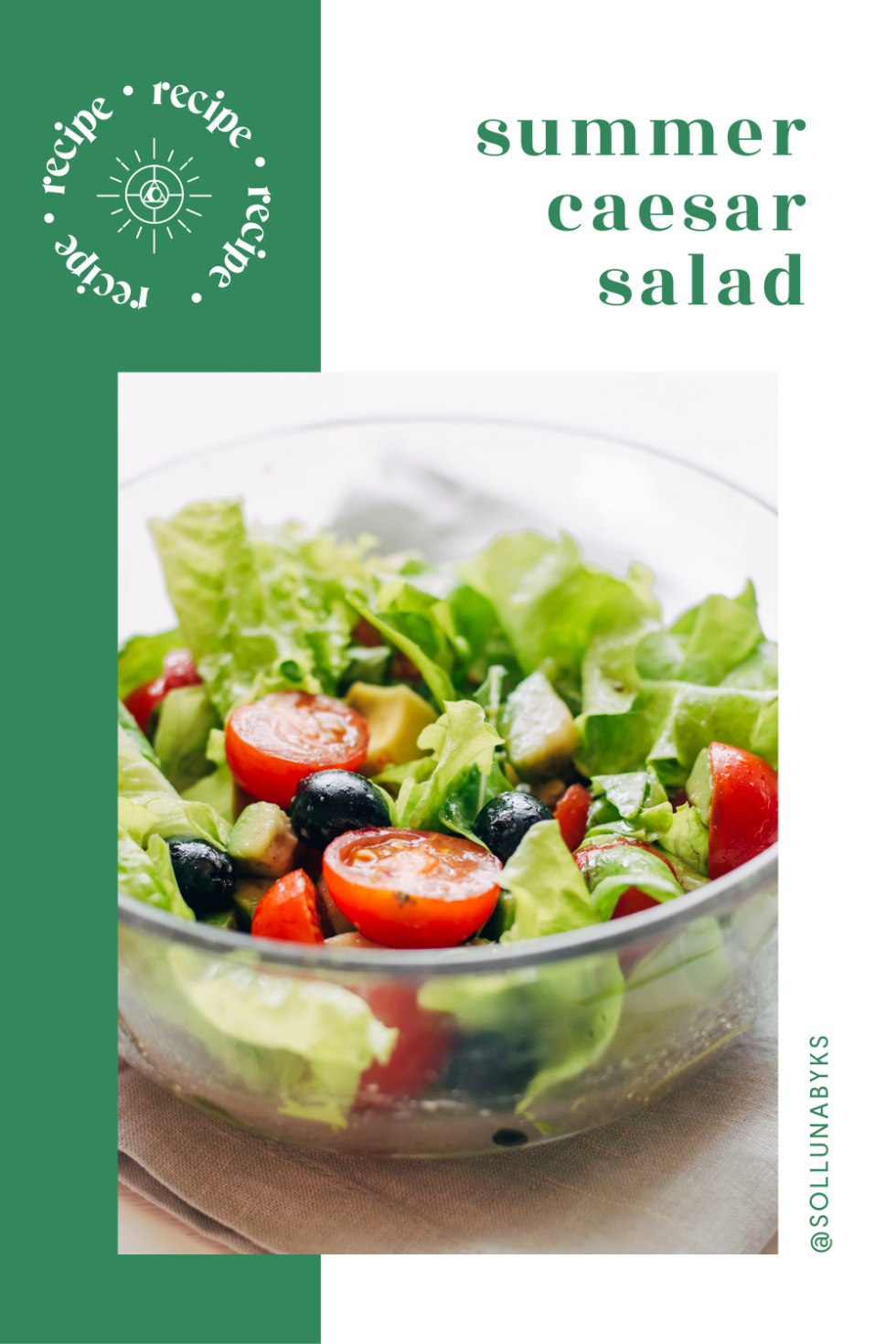 Summer Caesar Salad Recipe Solluna by Kimberly Snyder