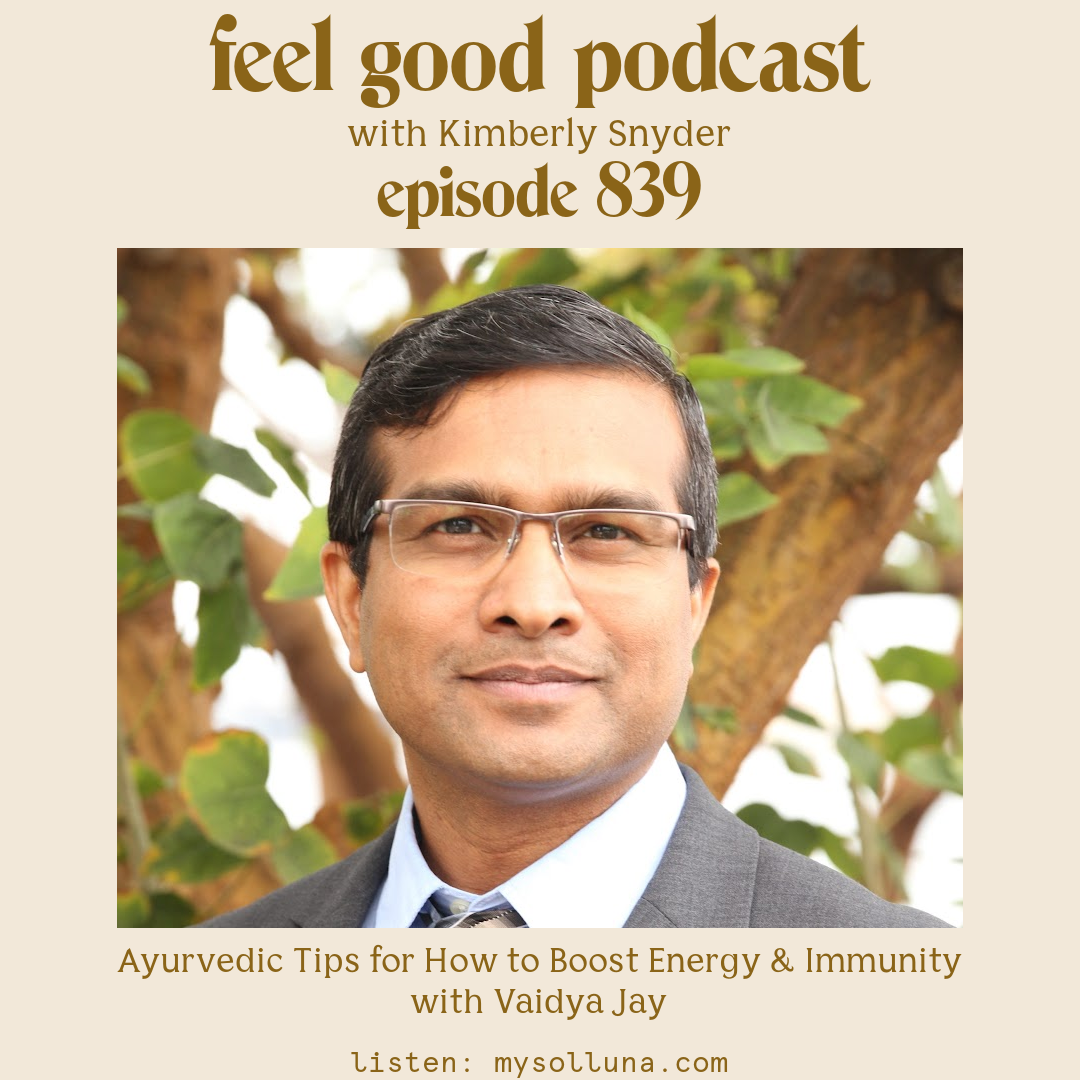 Vaidya Jay [Episode #839] Guest Post Ayurvedic Tips for How to Boost Energy and Immunity with Vaidya Jay with Kimberly Snyder