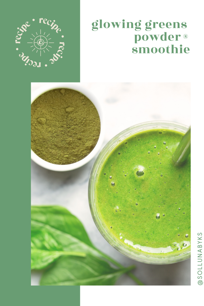 glowing greens powder® smoothie 