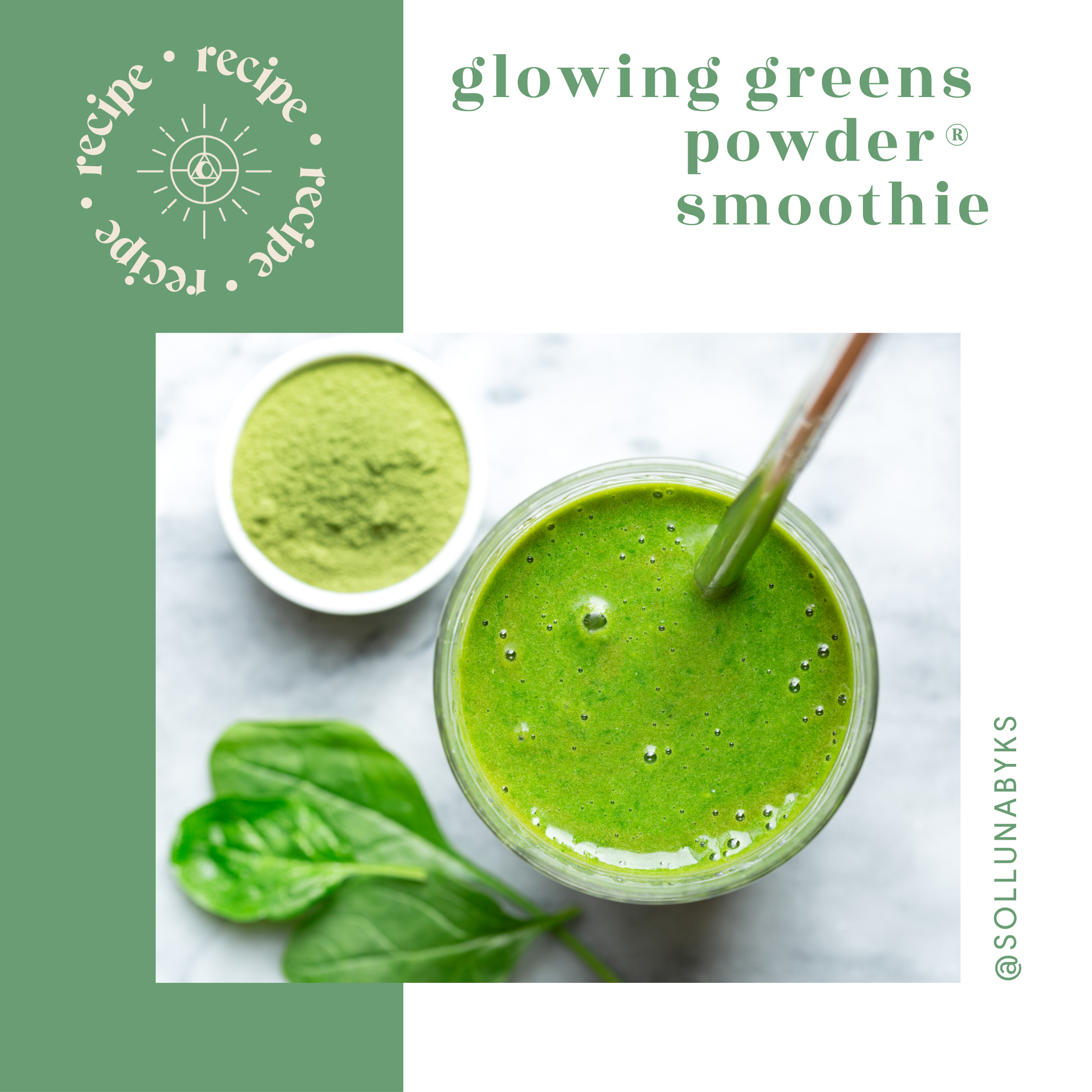 Glowing Greens Powder® Smoothie