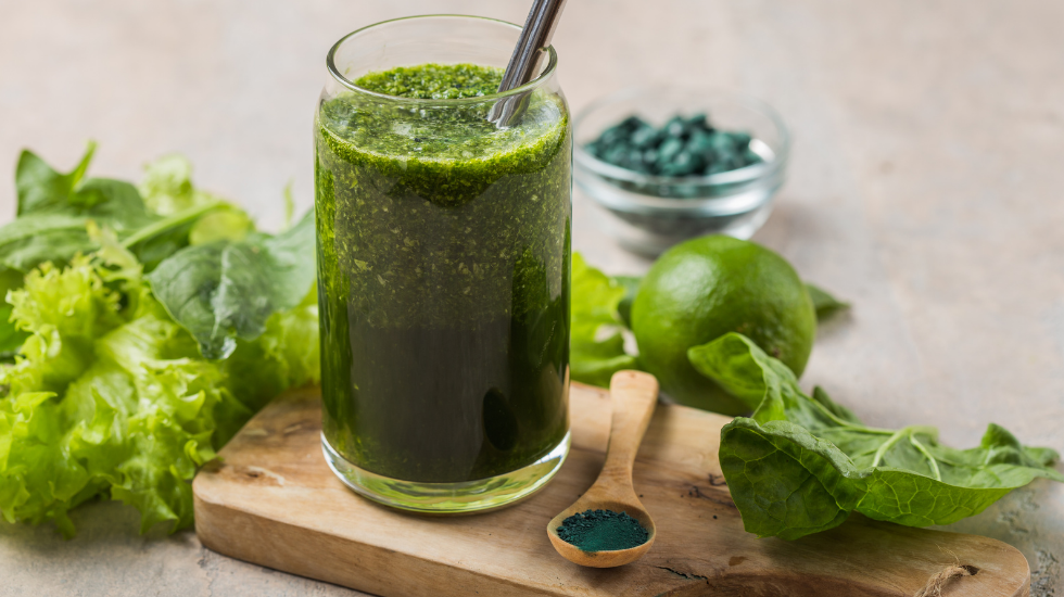 Chlorella-Powder-Smoothie