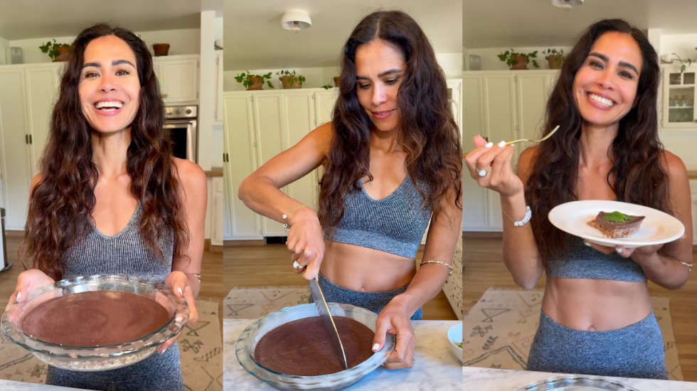 Kimberly making the Fountain of Youth Pie