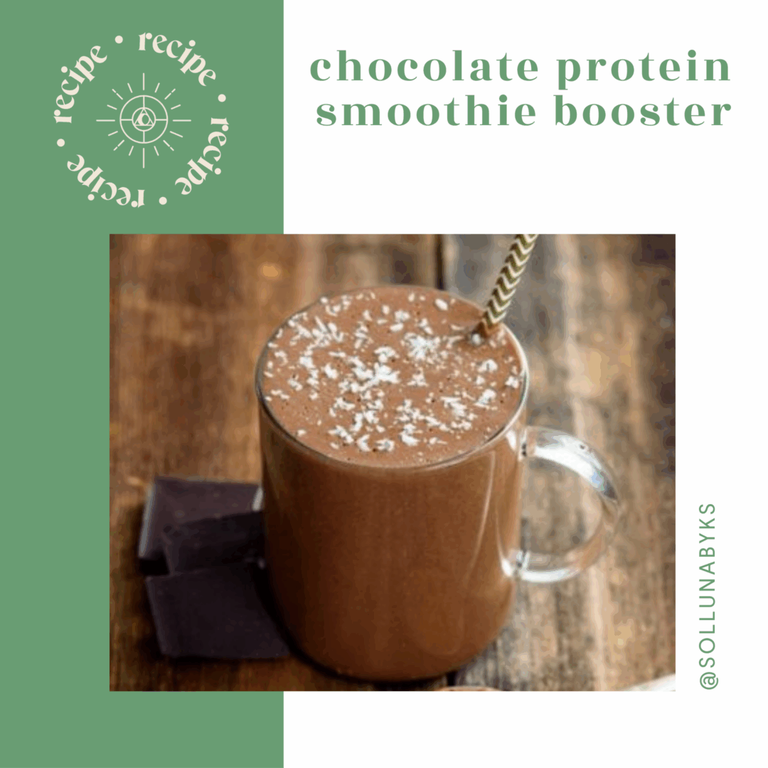 Chocolate Protein Smoothie Booster Recipe