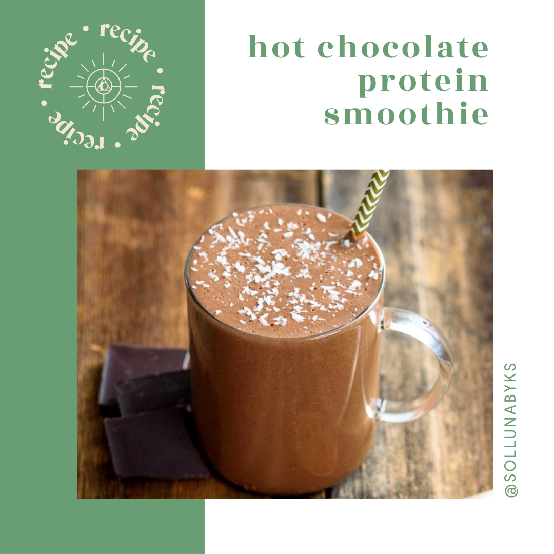 Hot Chocolate Protein Smoothie Booster Recipe