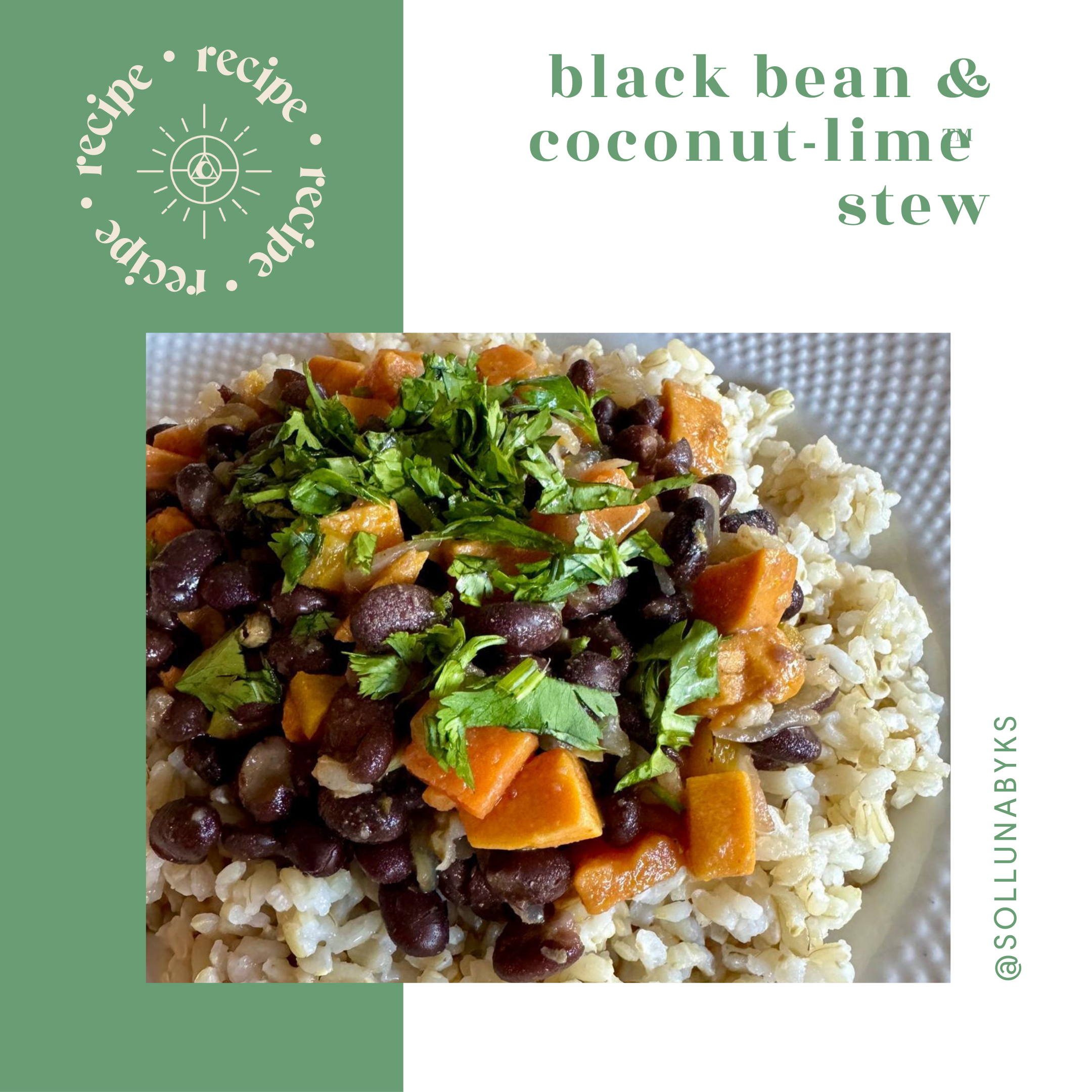 Black Bean & Coconut-Lime Stew